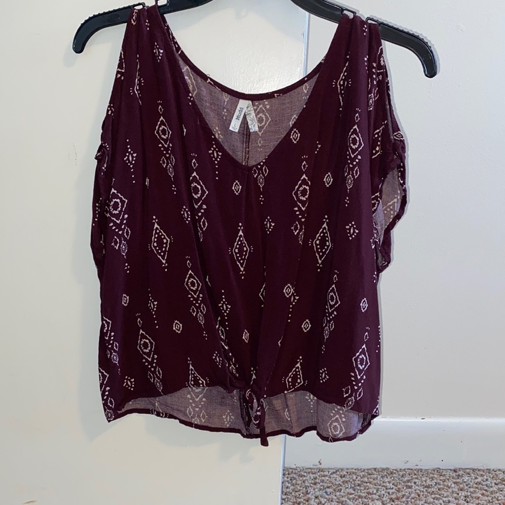 Large Purple Mudd Blouse